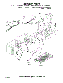 05 - Icemaker Parts parts for Maytag Refrigerator MFI2269VEA1 from AppliancePartsPros.com
