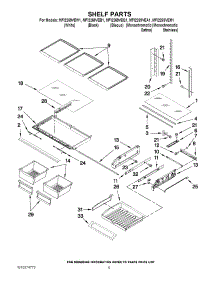 03 - Shelf Parts parts for Maytag Refrigerator MFI2269VEM1 from AppliancePartsPros.com