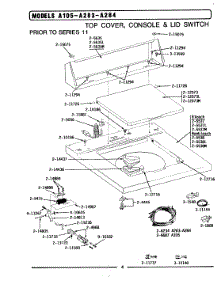 06 - Top Cover, Console & Lid Switch parts for Maytag Washer GA283 from AppliancePartsPros.com