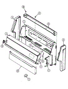 02 - Control Panel parts for Maytag Range GA3177WUW5 from AppliancePartsPros.com