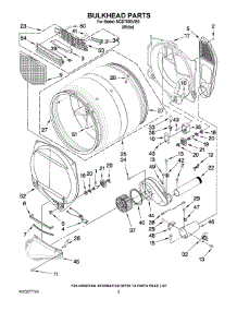 03 - Bulkhead Parts parts for Maytag Dryer NGD7500VW0 from AppliancePartsPros.com