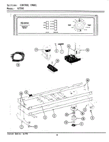 04 - Control Panel parts for Maytag Washer GA7300 from AppliancePartsPros.com