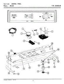 04 - Control Panel parts for Maytag Washer GA8120 from AppliancePartsPros.com