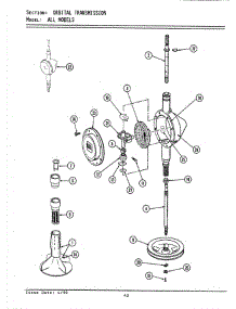 05 - Orbital Transmission parts for Maytag Washer GA8500 from AppliancePartsPros.com