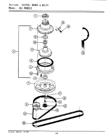 03 - Clutch, Brake & Belts parts for Maytag Washer GA9700 from AppliancePartsPros.com