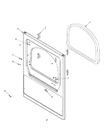 04 - Front Panel parts for Maytag Dryer MLE23PDHYW from AppliancePartsPros.com