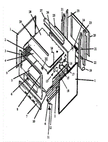 02 - Cabinet Assy parts for Amana Range GBE22AA0CP / P1137542N W from AppliancePartsPros.com