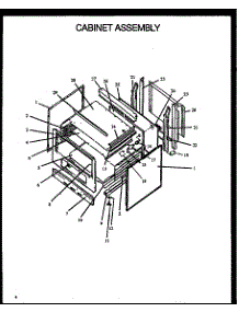 02 - Cabinet Assy parts for Amana Range GBE22AAOEPT / P1137994N W from AppliancePartsPros.com
