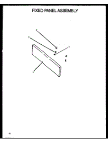 04 - Fixed Panel Assy parts for Amana Range GBE22AAOEPT / P1137994N W from AppliancePartsPros.com