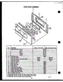 06 - Oven Door Assy parts for Amana Range GBL39HG from AppliancePartsPros.com
