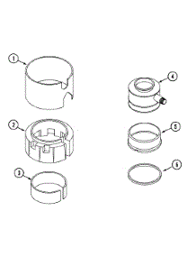 02 - Front View parts for Jenn-Air Disposer GC100 from AppliancePartsPros.com
