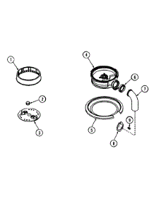 04 - Upper Housing (Grinding) parts for Jenn-Air Disposer GC100 from AppliancePartsPros.com