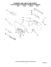 02 - Cabinet And Air Flow Parts parts for Maytag Microwave MMV4205BAB14 from AppliancePartsPros.com