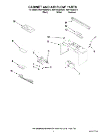 02 - Cabinet And Air Flow Parts parts for Maytag Microwave MMV1153BAW16 from AppliancePartsPros.com