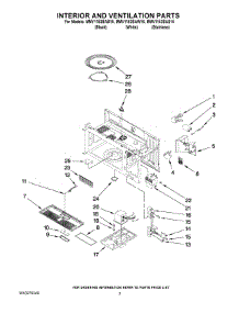 03 - Interior And Ventilation Parts parts for Maytag Microwave MMV1153BAS15 from AppliancePartsPros.com