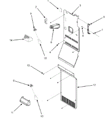 07 - Freezer Compartment parts for Admiral Refrigerator GC2225PEKB from AppliancePartsPros.com