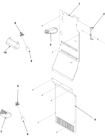07 - Freezer Compartment parts for Admiral Refrigerator GC2225PEKS / GC2225PEKS0 from AppliancePartsPros.com