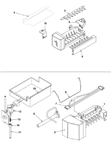 12 - Optional Ice Maker Kit Ic510s parts for Admiral Refrigerator GC2225PEKS / GC2225PEKS0 from AppliancePartsPros.com
