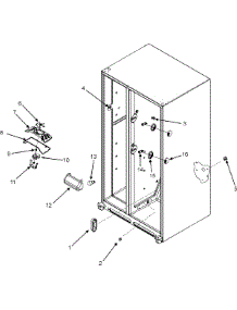 05 - Evap Fan & Crisp Light parts for Admiral Refrigerator GC2225PEKW from AppliancePartsPros.com