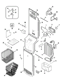 04 - Freezer Compartment parts for Admiral Refrigerator GC2229GEHB from AppliancePartsPros.com