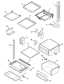 11 - Shelves & Accessories parts for Admiral Refrigerator GC2229GEHW from AppliancePartsPros.com
