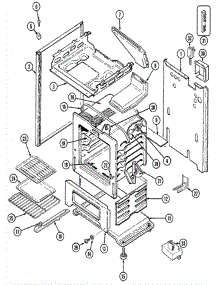 03 - Oven parts for Admiral Range GC3277XUWM from AppliancePartsPros.com