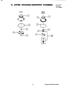 04 - Upper Housing parts for Jenn-Air Disposer GC430 from AppliancePartsPros.com