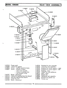 08 - Rear View Assembly parts for Maytag Range GCBG500 from AppliancePartsPros.com