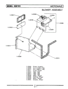 02 - Blower Assembly - Microwave parts for Maytag Range GCCE701 from AppliancePartsPros.com