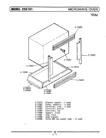 13 - Trim-Microwave / Oven parts for Maytag Range GCCE701 from AppliancePartsPros.com