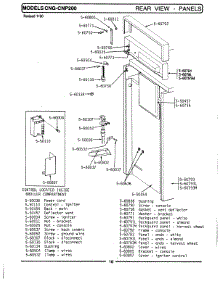 04 - Rear View-Panels parts for Maytag Range GCNP200 from AppliancePartsPros.com