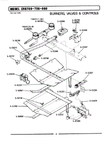 02 - Burners, Valves & Controls parts for Maytag Range GCRG750 from AppliancePartsPros.com