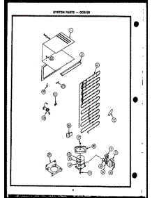 03 - System Parts parts for Amana Refrigerator GCS120 from AppliancePartsPros.com
