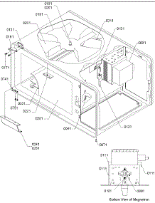 02 - Cavity parts for Menu Master Microwave GCSAND8LW / P1186703M from AppliancePartsPros.com