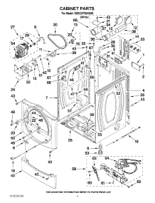 02 - Cabinet Parts parts for Maytag Dryer MDG22PDAGW0 from AppliancePartsPros.com