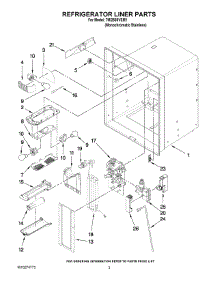 02 - Refrigerator Liner Parts parts for Maytag Refrigerator 7MI2569VEM1 from AppliancePartsPros.com