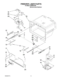 06 - Freezer Liner Parts parts for Maytag Refrigerator 7MI2569VEM1 from AppliancePartsPros.com