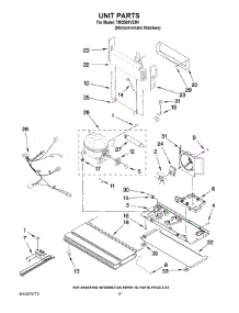 10 - Unit Parts parts for Maytag Refrigerator 7MI2569VEM1 from AppliancePartsPros.com