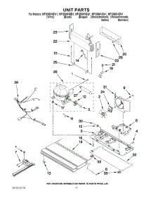 10 - Unit Parts parts for Maytag Refrigerator MFI2569VEW1 from AppliancePartsPros.com