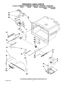 06 - Freezer Liner Parts parts for Maytag Refrigerator MFI2569VEQ1 from AppliancePartsPros.com