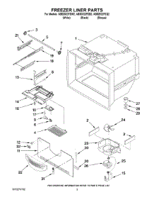 02 - Freezer Liner Parts parts for Maytag Refrigerator ABB2522FEQ2 from AppliancePartsPros.com