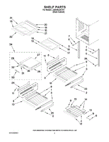 02 - Shelf Parts parts for Maytag Wine Cooler JUB248LBCX01 from AppliancePartsPros.com