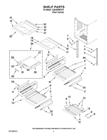 02 - Shelf Parts parts for Maytag Wine Cooler JUB248RBCX01 from AppliancePartsPros.com