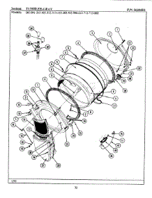 09 - Tumbler-Gray parts for Maytag Dryer GDE313 from AppliancePartsPros.com