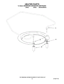 08 - Heater Parts parts for Maytag Dishwasher MDB7609AWS0 from AppliancePartsPros.com