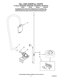 06 - Fill And Overfill Parts parts for Maytag Dishwasher ADB1500AWQ2 from AppliancePartsPros.com
