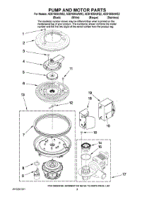 08 - Pump And Motor Parts parts for Maytag Dishwasher ADB1500AWQ2 from AppliancePartsPros.com