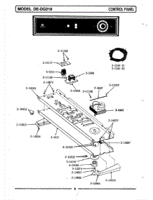 03 - Control Panel parts for Maytag Dryer GDG210 from AppliancePartsPros.com