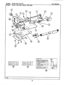 06 - Gas Valve (50Hz) parts for Maytag Dryer GDG212 from AppliancePartsPros.com