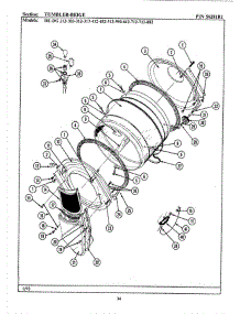 10 - Tumbler-Beige parts for Maytag Dryer GDG212 from AppliancePartsPros.com